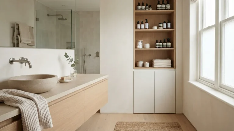 minimalist bathroom storage ideas