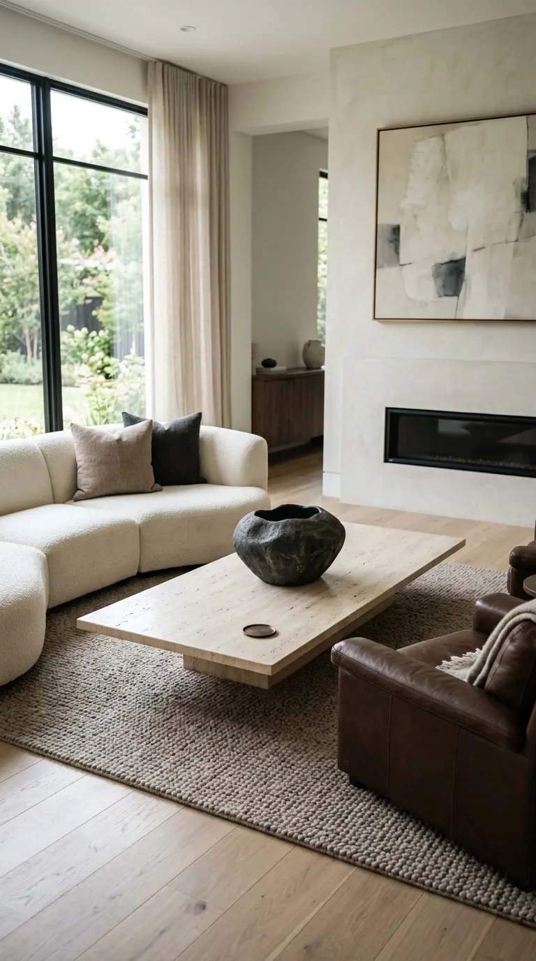 modern coffee table centerpiece ideas One Bold Centerpiece