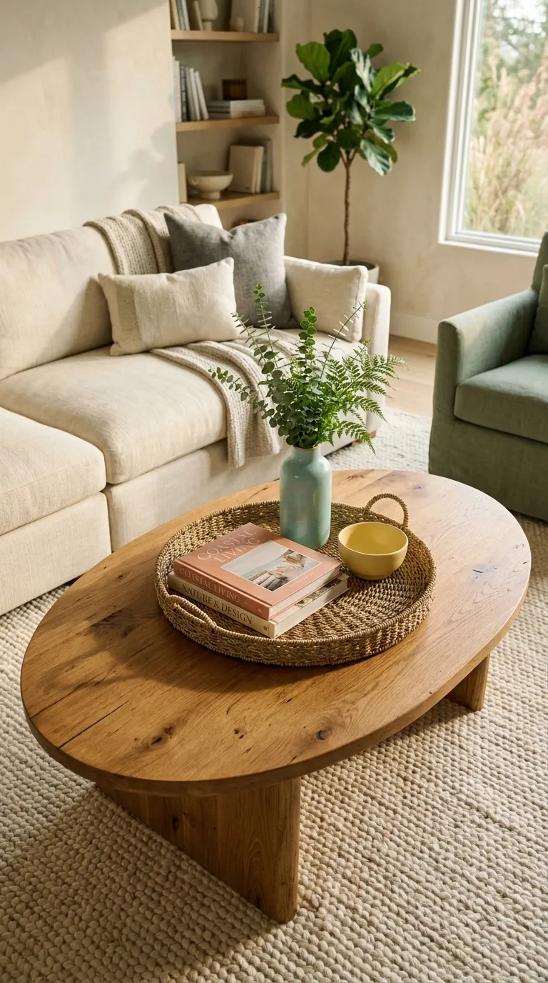 modern coffee table decor on a budget Balanced Color Layers