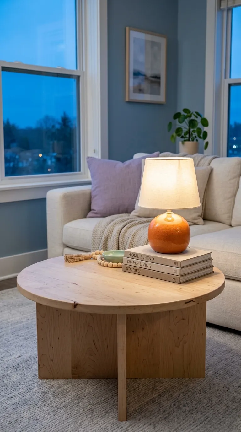 modern coffee table decor on a budget Cheerful Table Lamp
