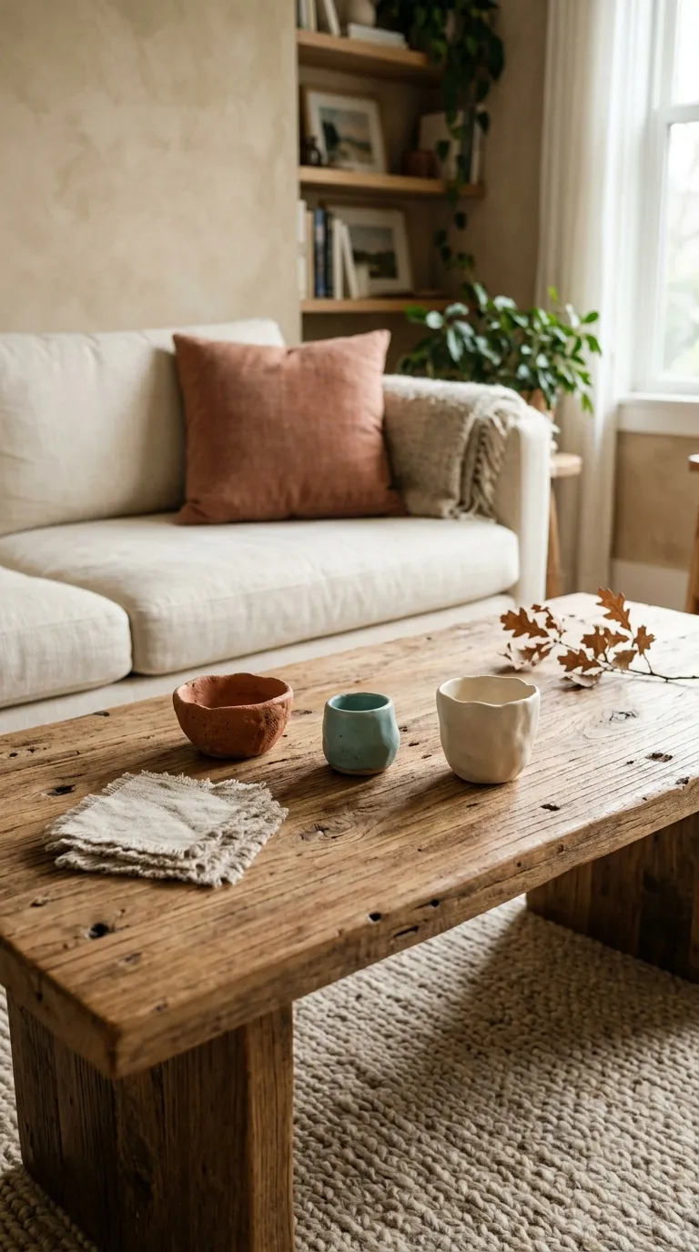 modern coffee table decor on a budget Handmade Clay Pieces