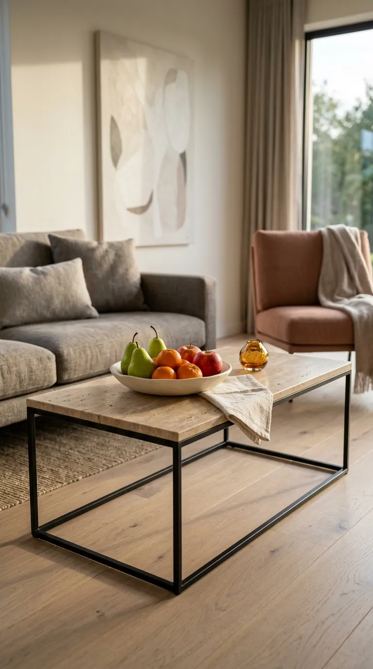 modern coffee table decor on a budget Sculptural Fruit Bowl
