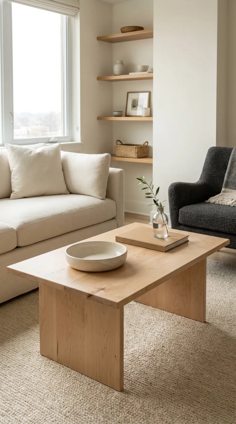 modern farmhouse coffee table decor ideas Keep It Minimal