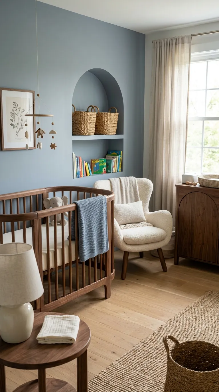 modern nursery decor ideas Curved Furniture Details