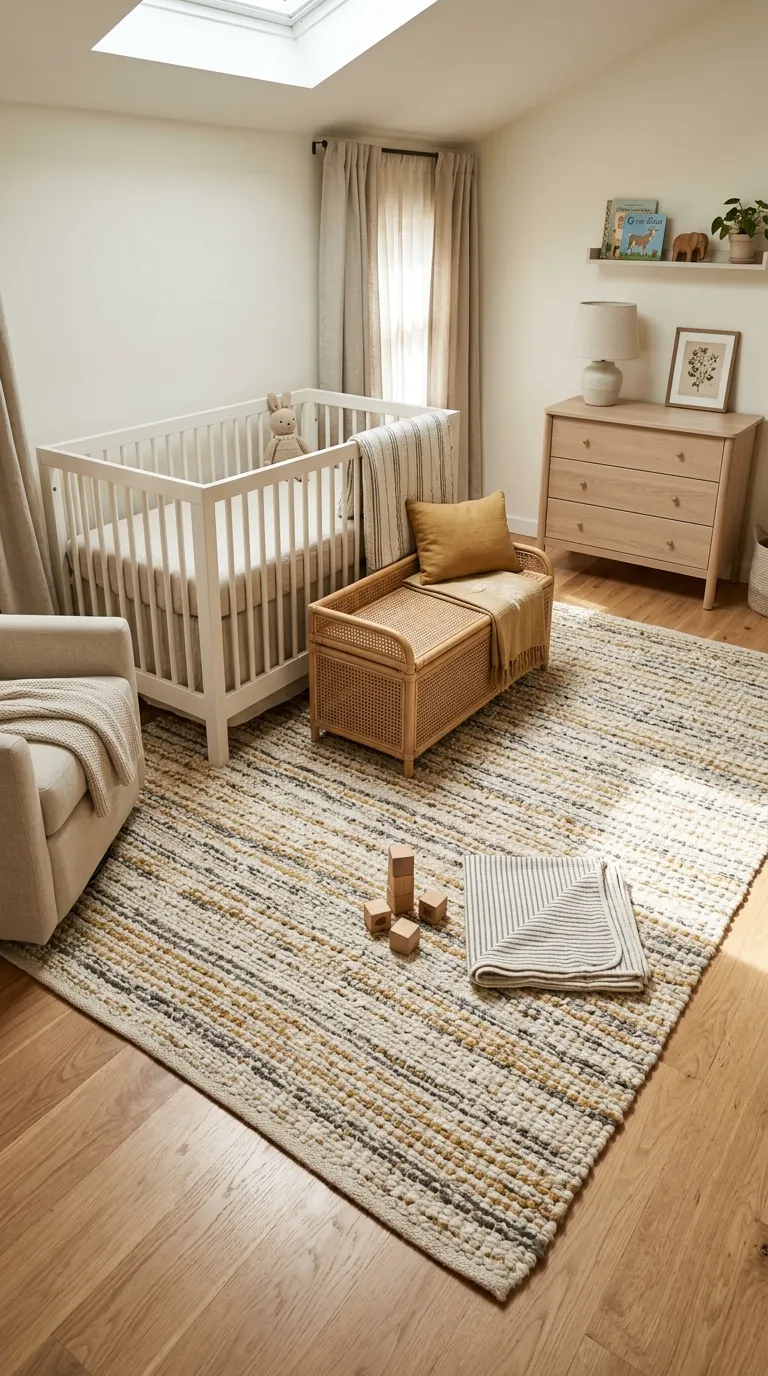 modern nursery decor ideas Natural Fiber Rugs