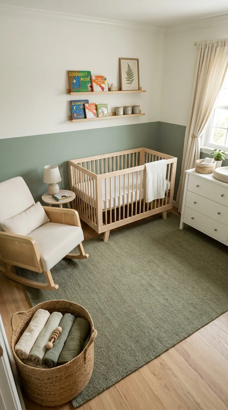 modern nursery decor ideas Sage Green Serenity