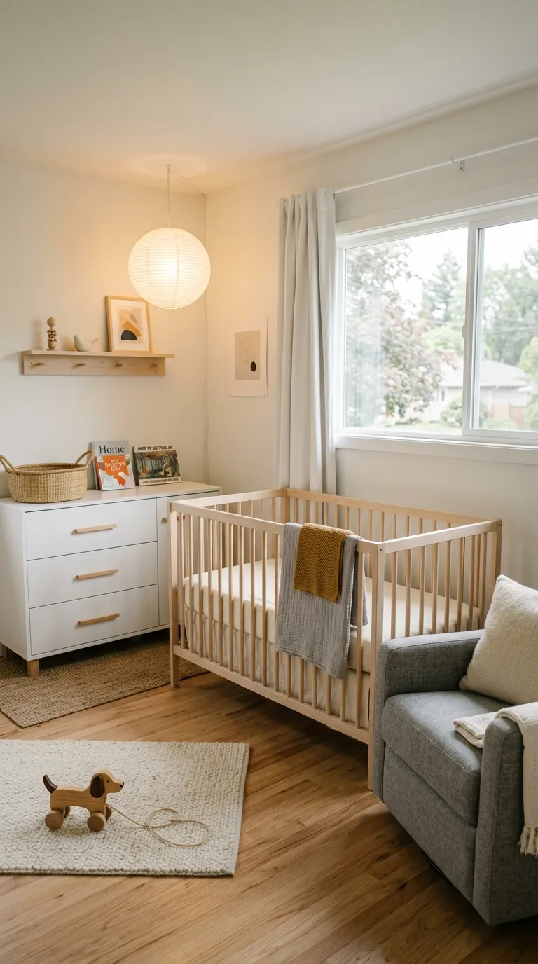 modern nursery decor ideas Scandinavian Simplicity