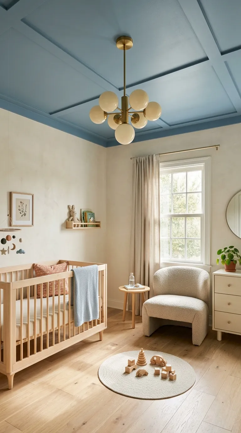 modern nursery decor ideas Statement Ceiling