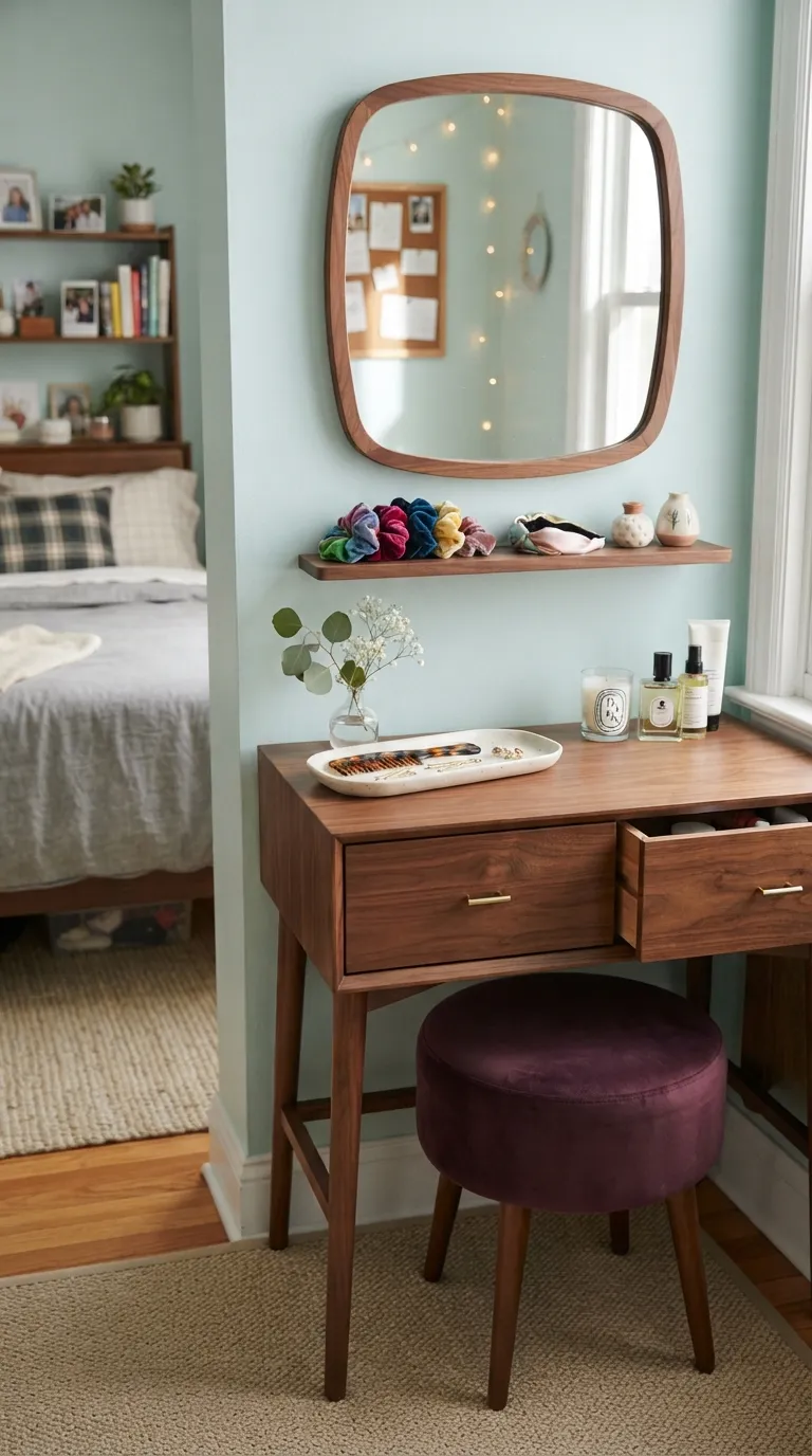 room ideas for teens cozy Compact Vanity Nook