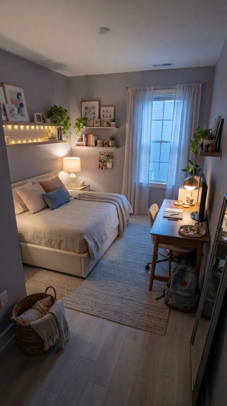 room ideas for teens cozy Soft Ambient Lighting