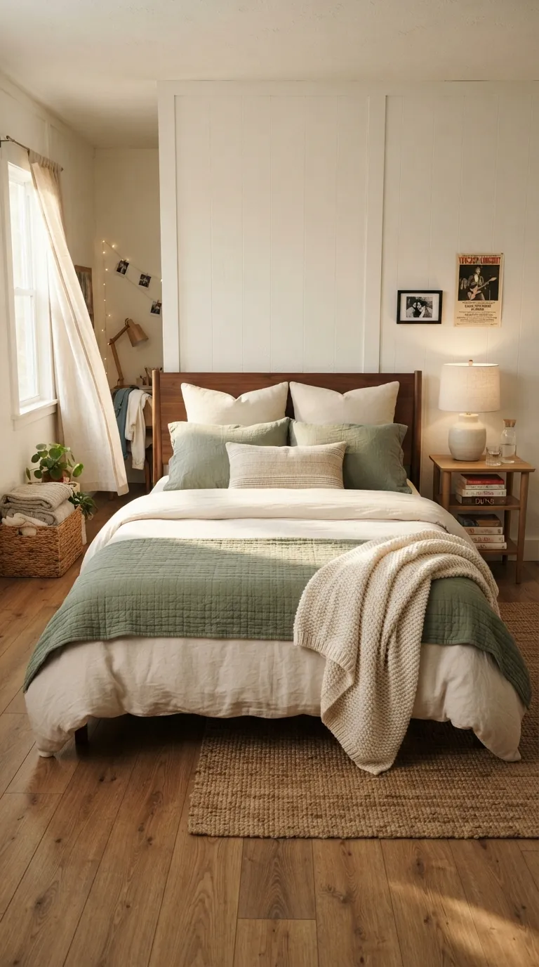 room ideas for teens cozy Warm Layered Bedding