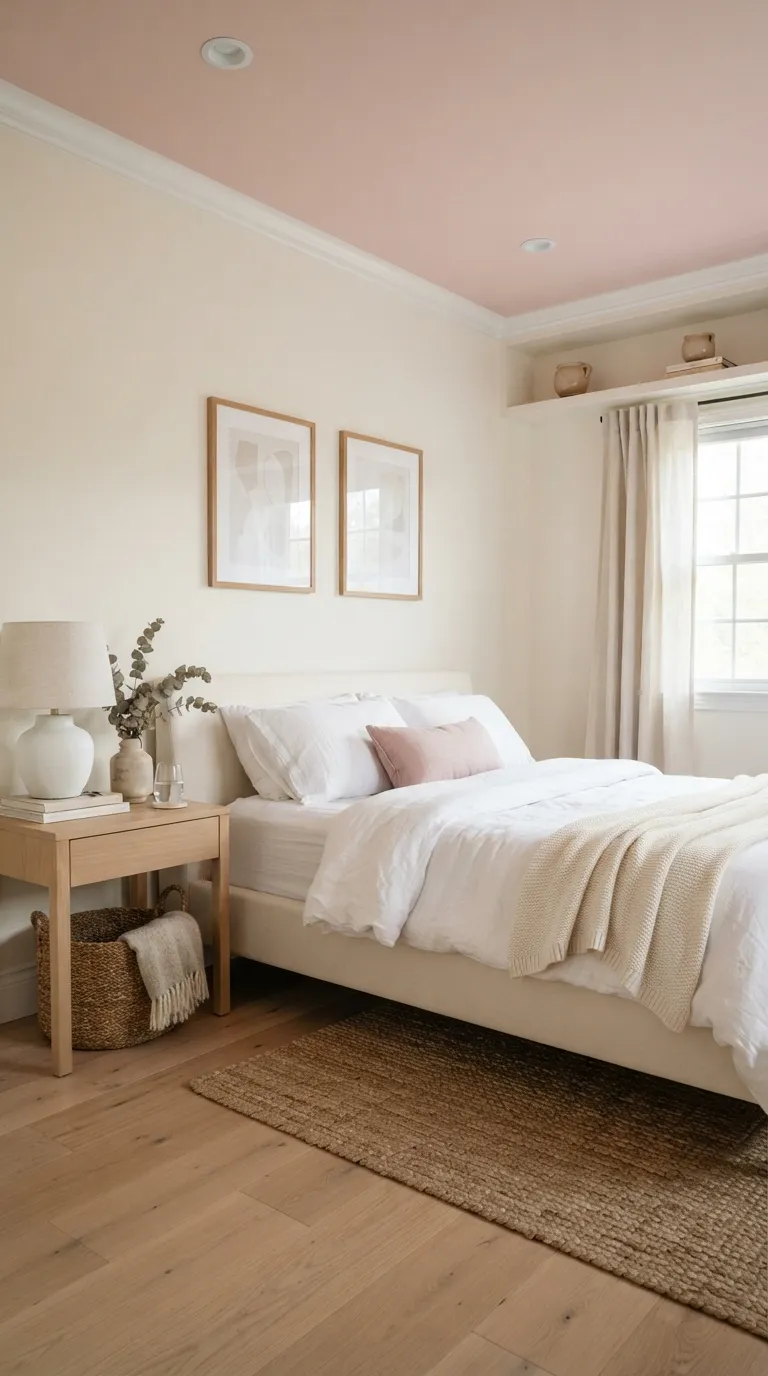 room ideas for teens pink Blush Ceiling Detail