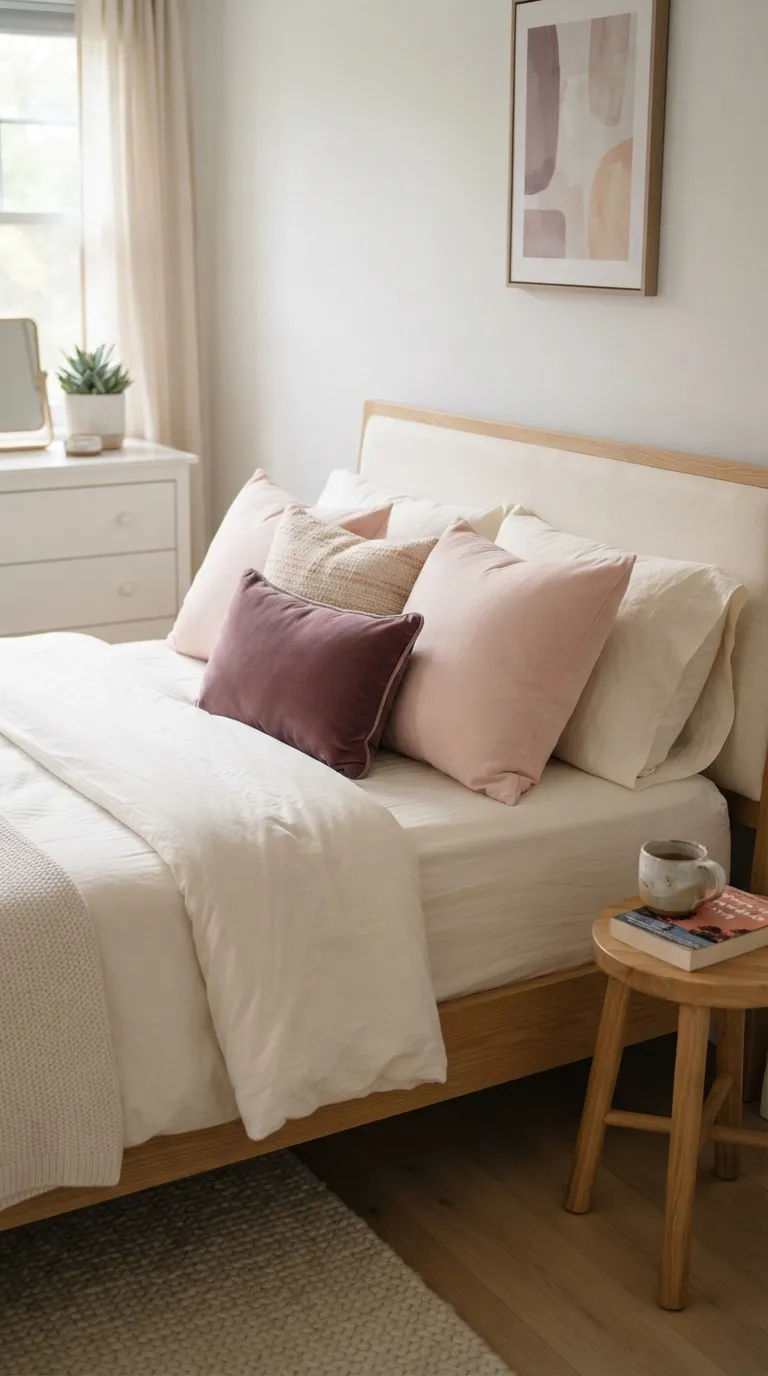 room ideas for teens pink Pink Accent Pillows