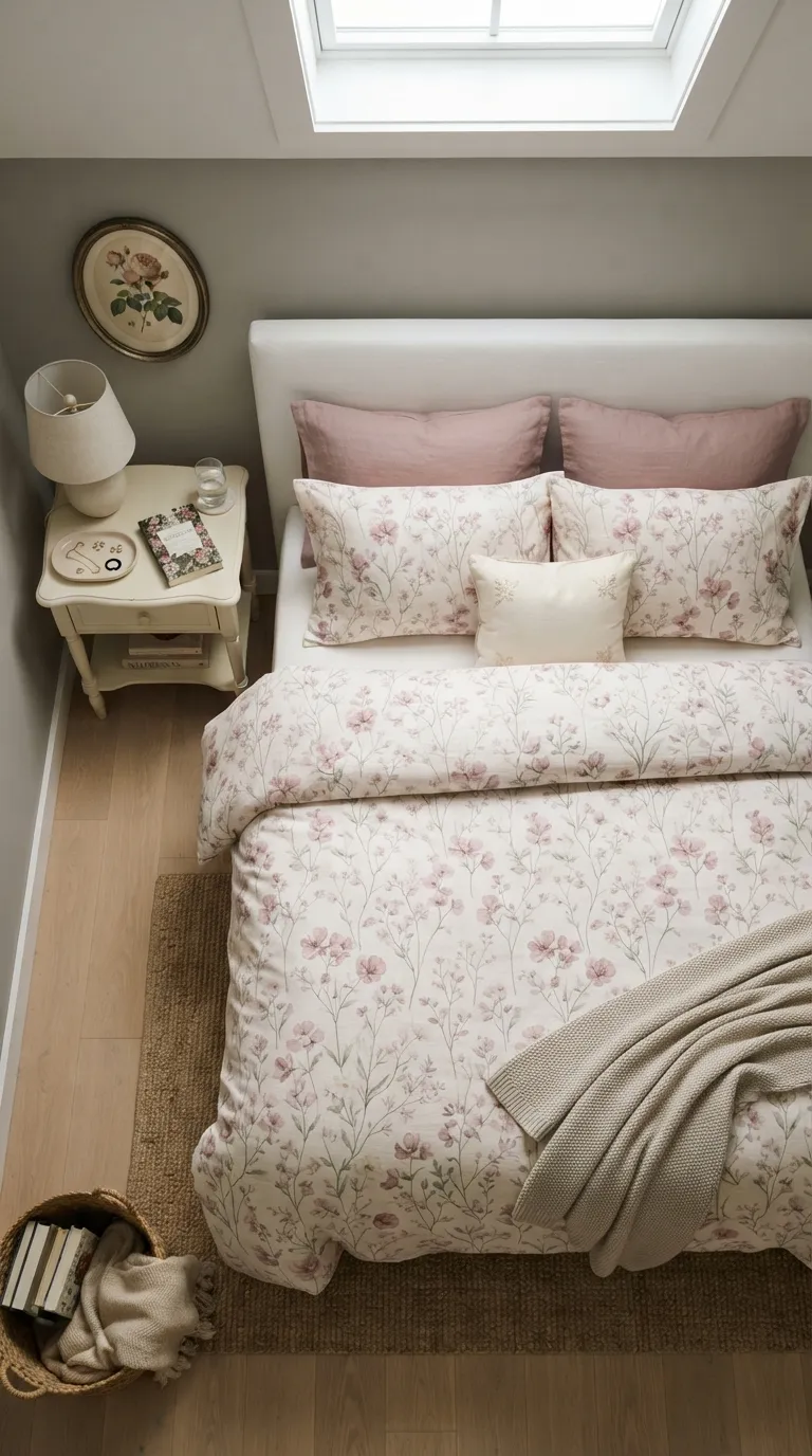 room ideas for teens pink Pink Floral Bedding