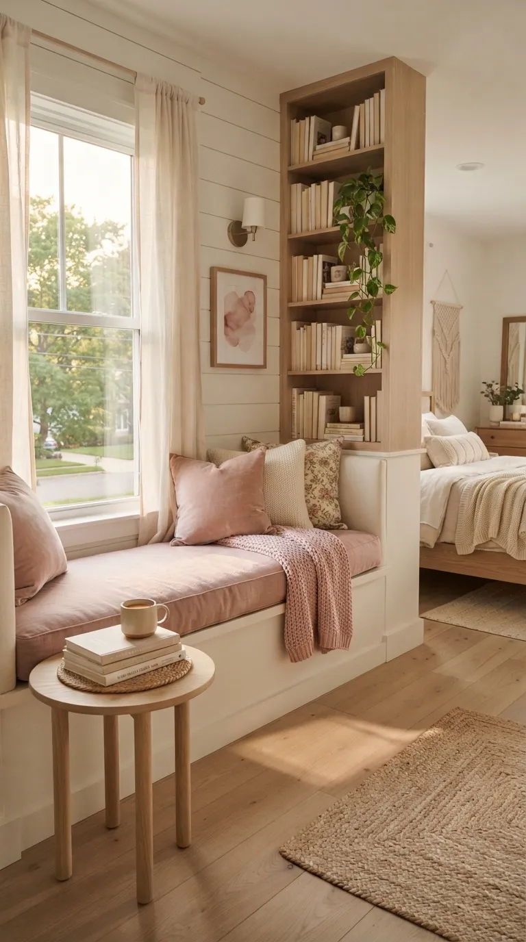 room ideas for teens pink Pink Reading Nook