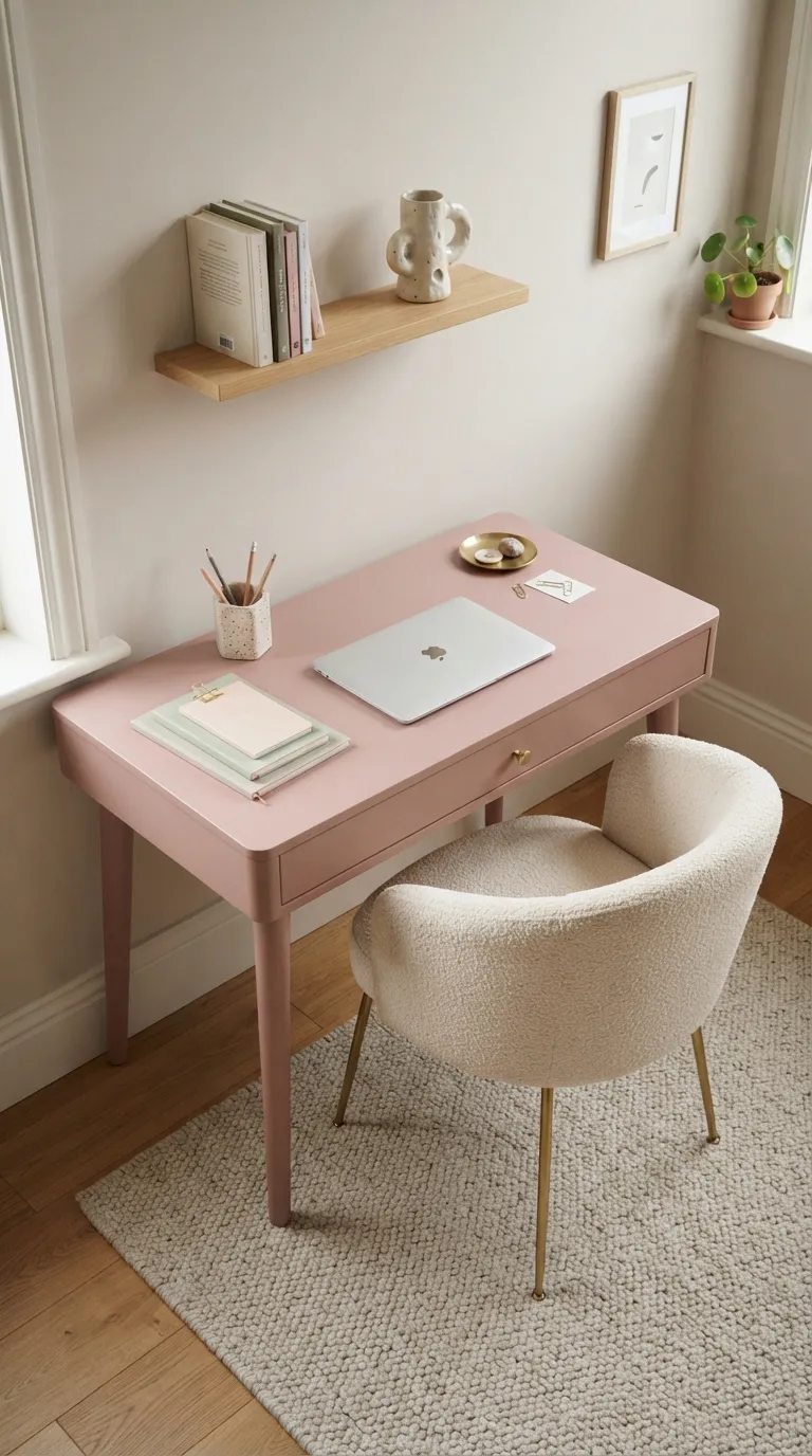 room ideas for teens pink Rose Pink Desk