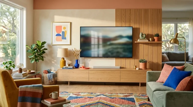 tv stand wall design ideas