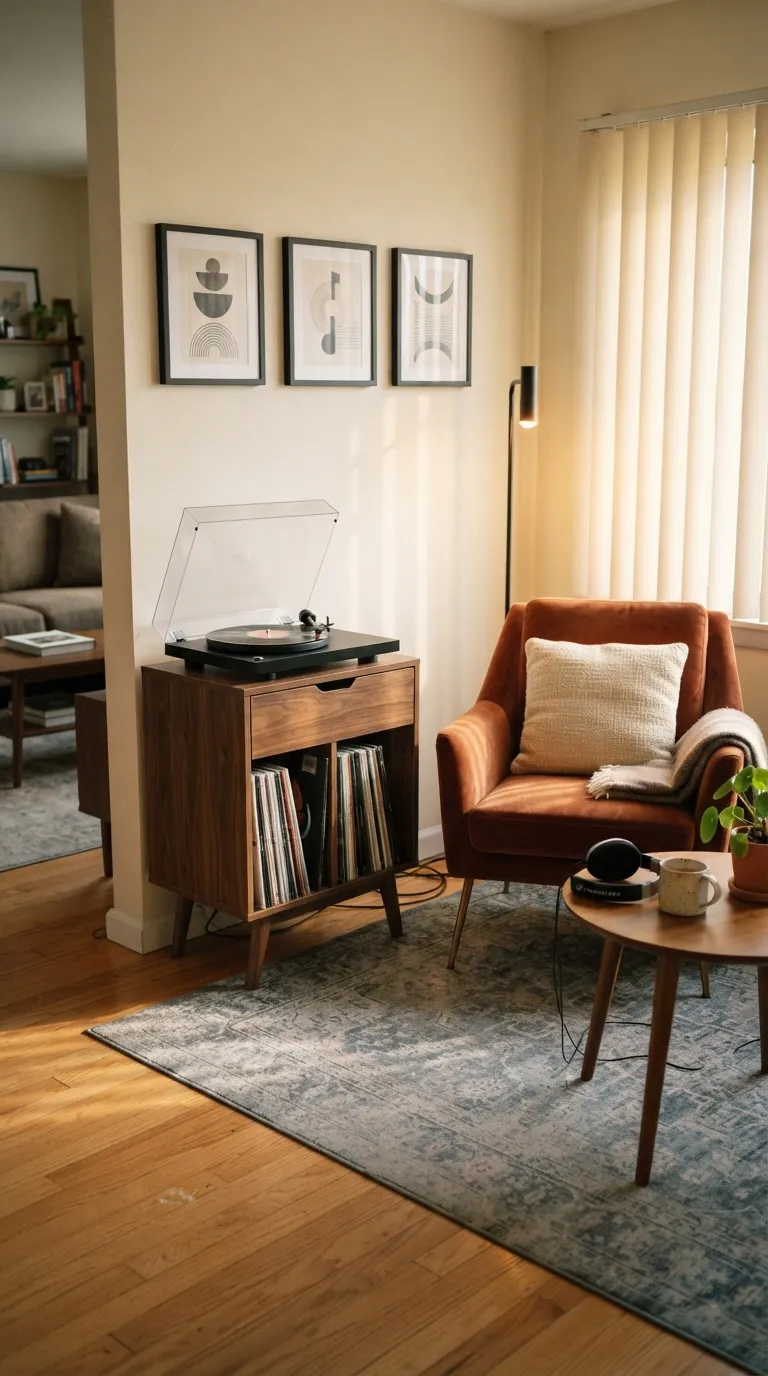 Vibey Apartment Living Room Create A Listening Corner