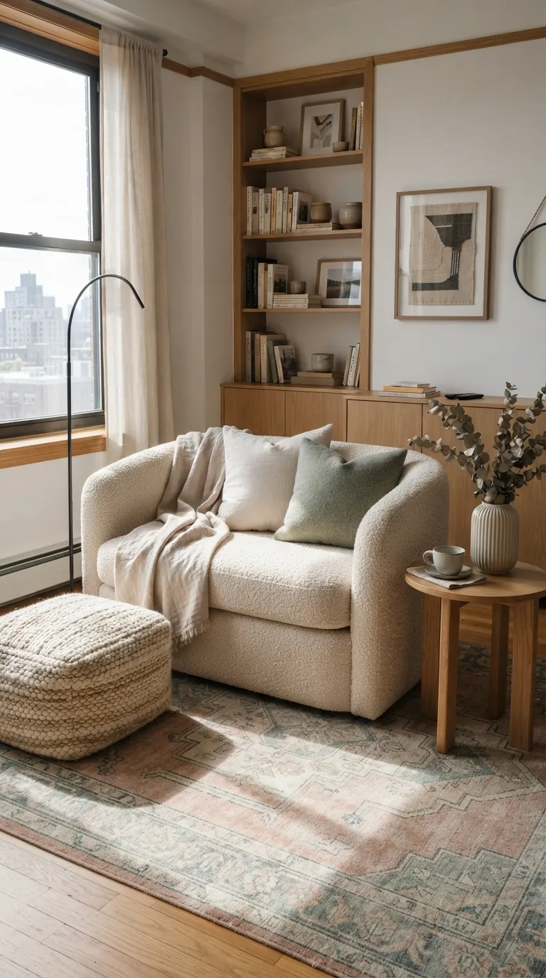 Vibey Apartment Living Room Layer In Favorite Textures