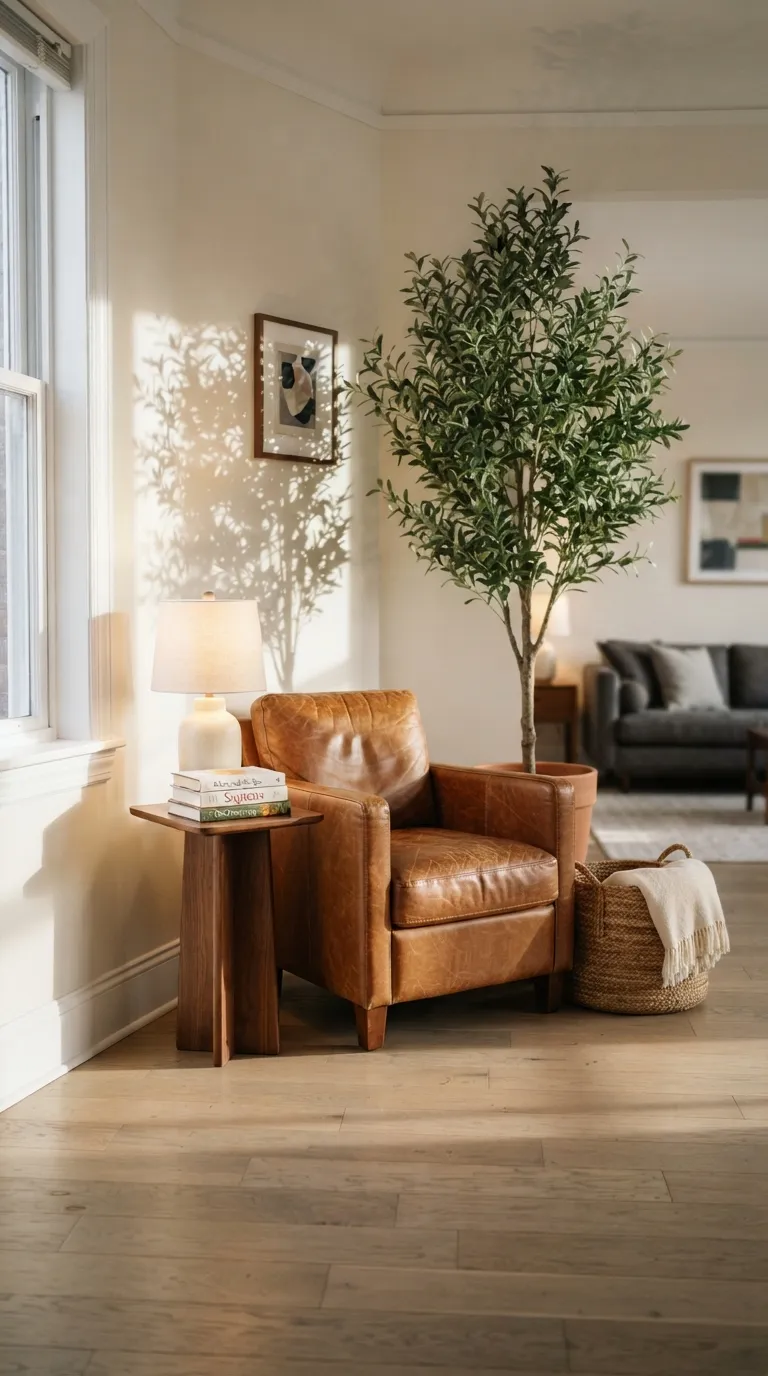 Vibey Apartment Living Room Warm Up A Bare Corner