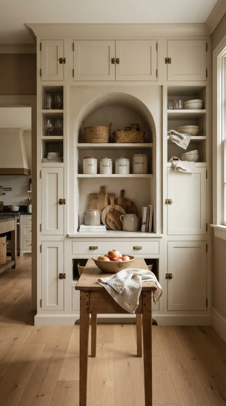 Village Kitchen Ideas A Cottage-Style Kitchen Pantry Wall