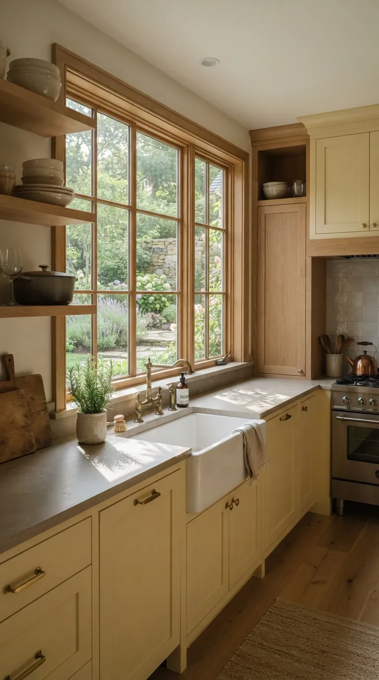 Village Kitchen Ideas A Garden-Facing Kitchen Window