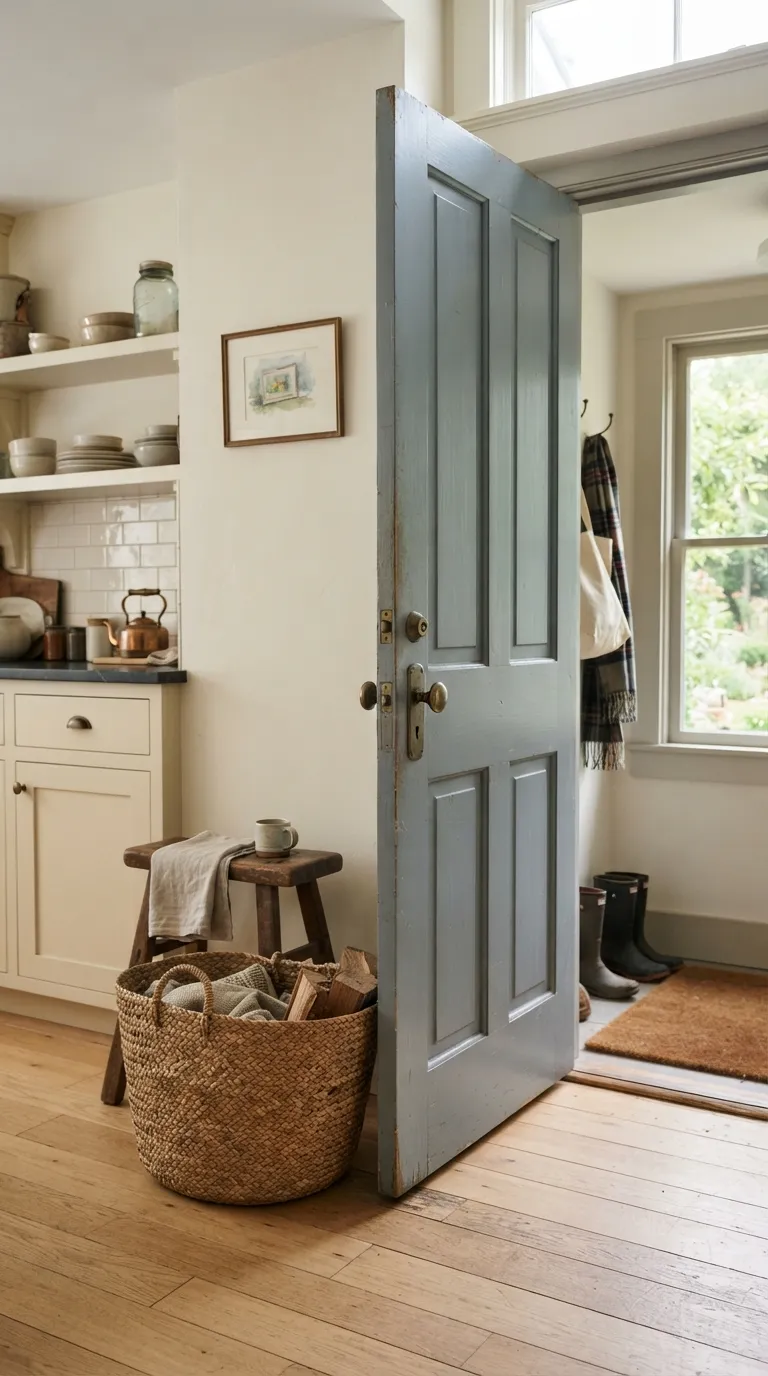 Village Kitchen Ideas A Softly Weathered Kitchen Door