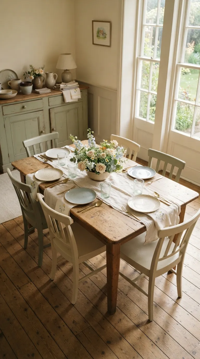 vintage cottagecore home decor Dress the Table Simply