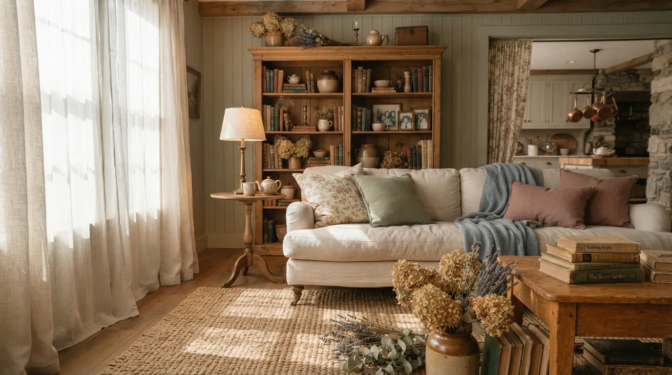 vintage cottagecore home decor