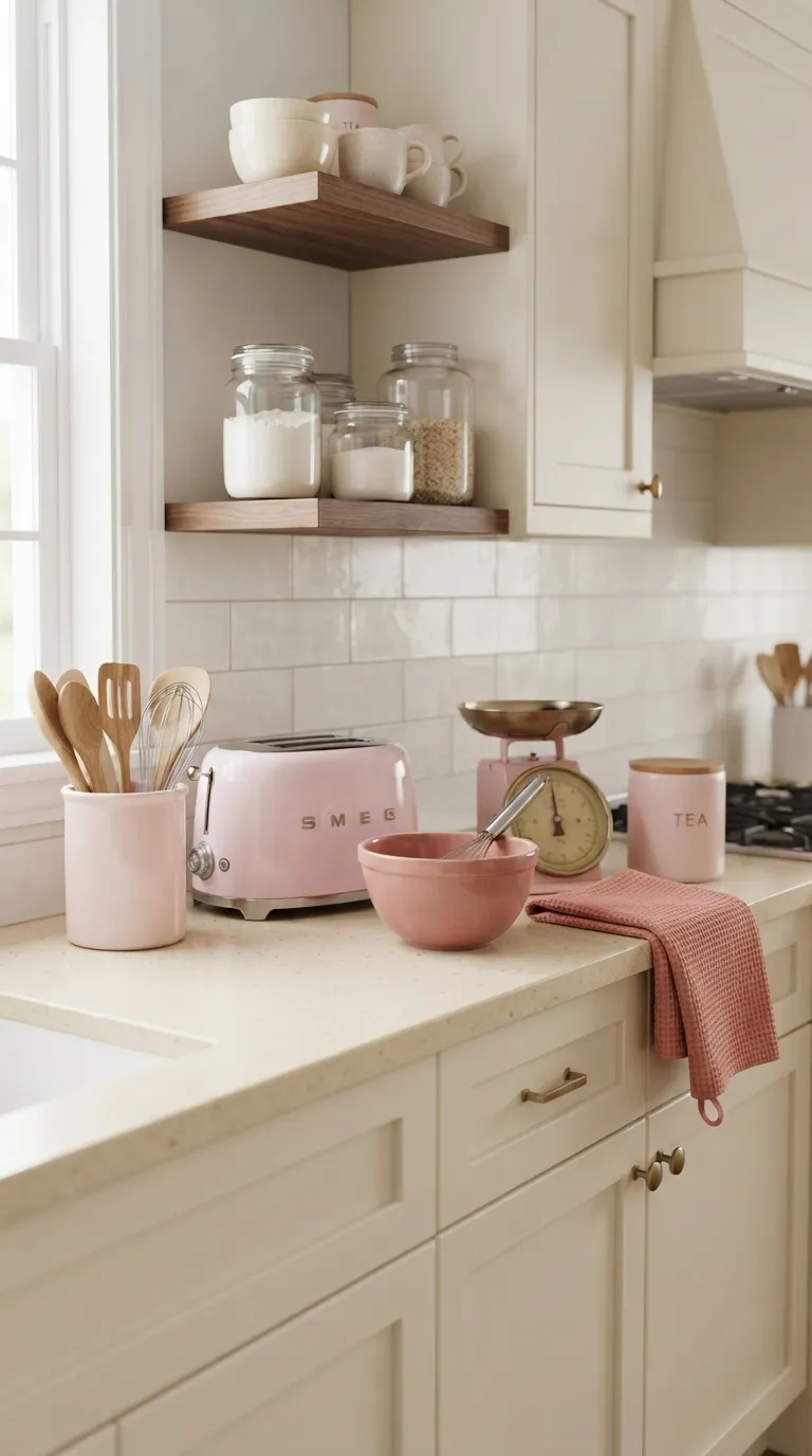 Vintage Pink Kitchen Pink Retro Kitchen Accessories