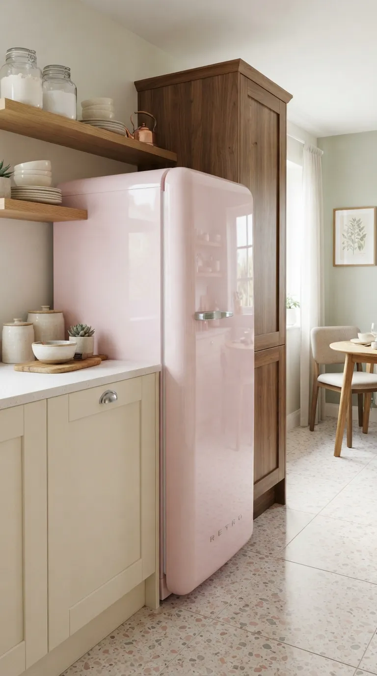 Vintage Pink Kitchen Pink Vintage Refrigerator