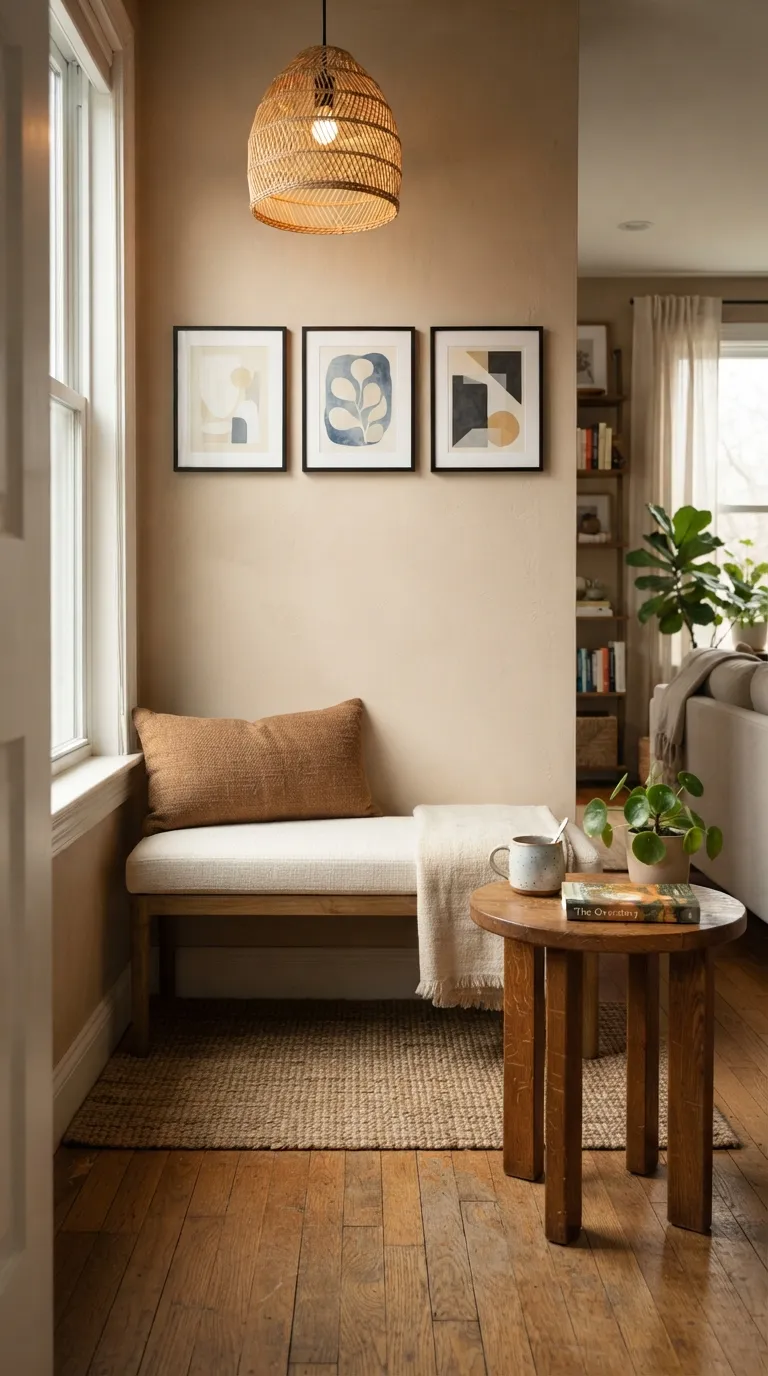 wall art living room Art In A Small Nook