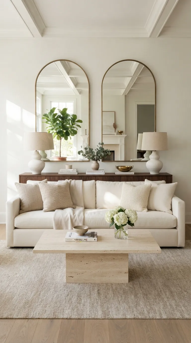 wall art living room Decorative Mirror Pair