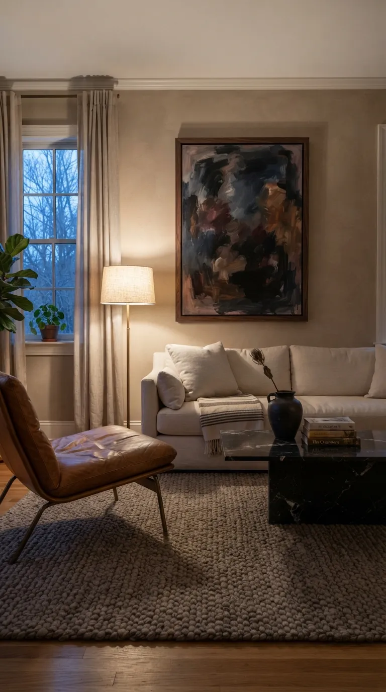 wall art living room Moody Dark Artwork