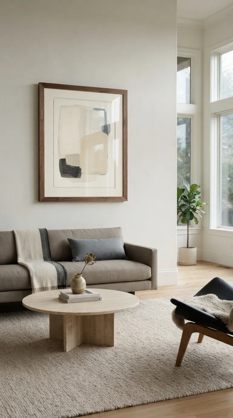 wall art living room One Quiet Masterpiece