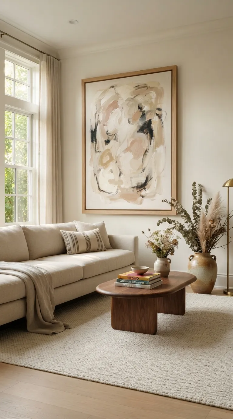 wall art living room Oversized Art Anchor
