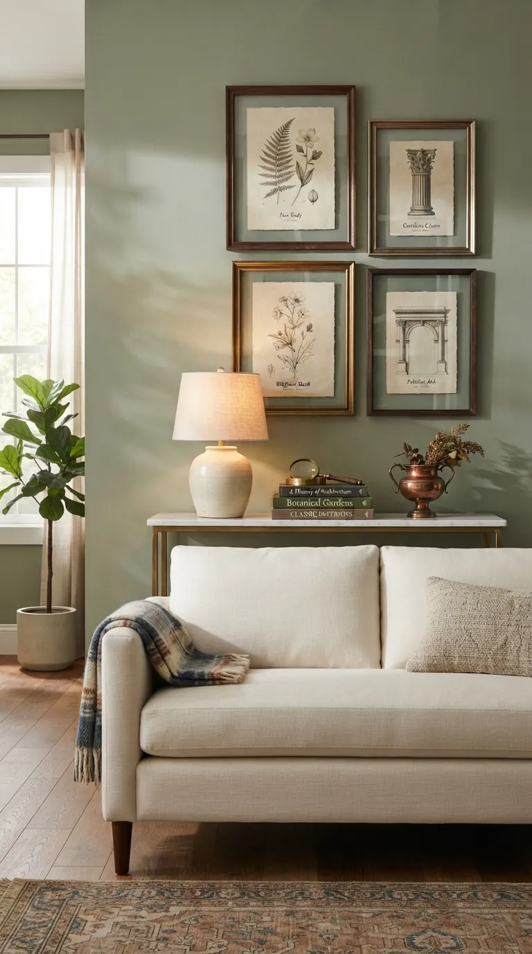 wall art living room Vintage Frame Mix