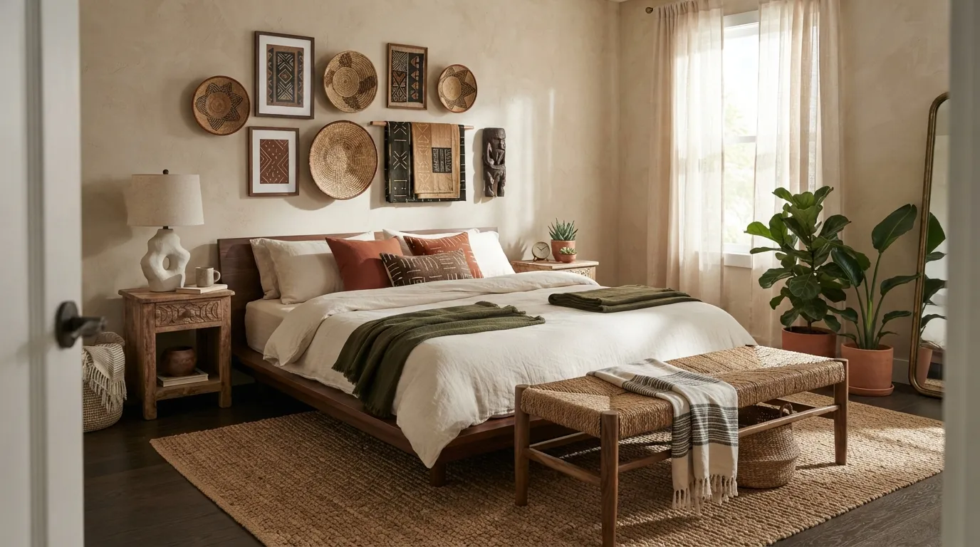 Afrohemian Bedroom Ideas