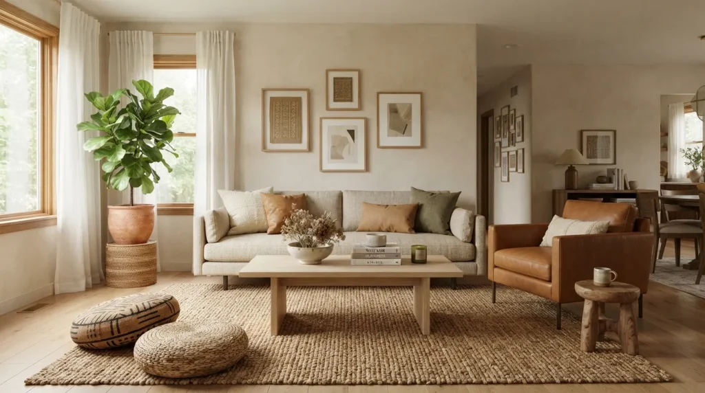 Afrohemian Living Room
