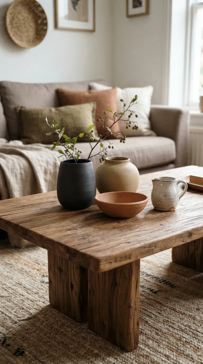 Afrohemian Living Room Choose a Bold Patterned Area Rug