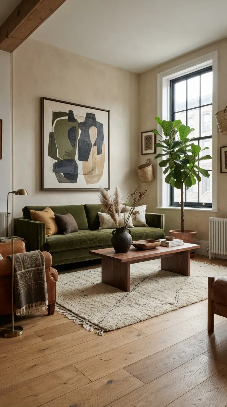 Afrohemian Living Room Create a Cozy Reading Corner