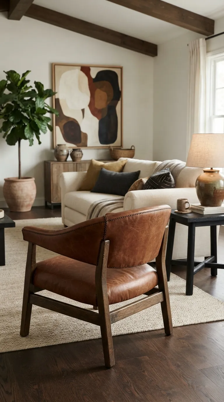 Afrohemian Living Room Display Meaningful Travel Finds